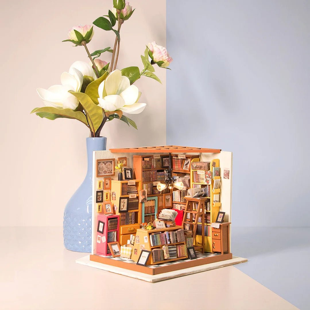 Sam's Study Library DIY Miniature House Kit - DIYative™
