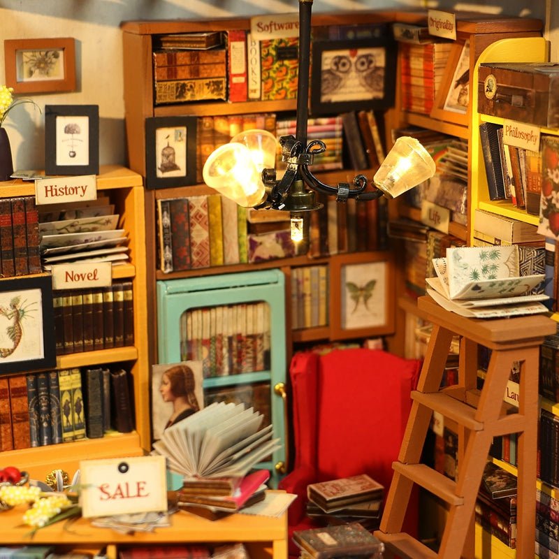 Sam's Study Library DIY Miniature House Kit - DIYative™