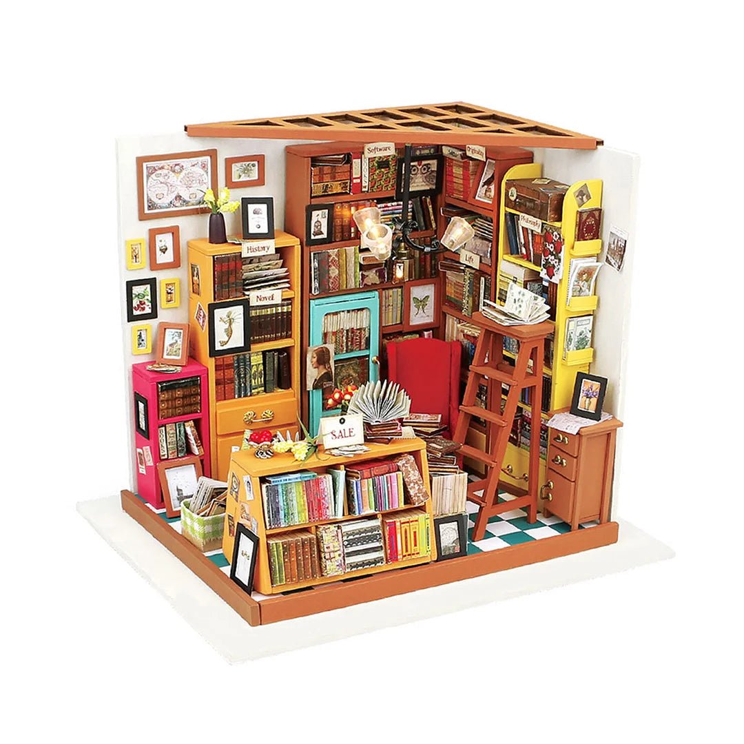 Sam's Study Library DIY Miniature House Kit - DIYative™