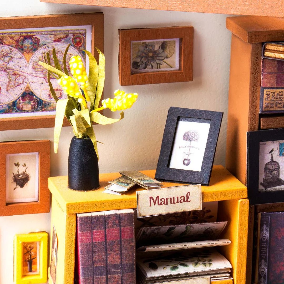 Sam's Study Library DIY Miniature House Kit - DIYative™