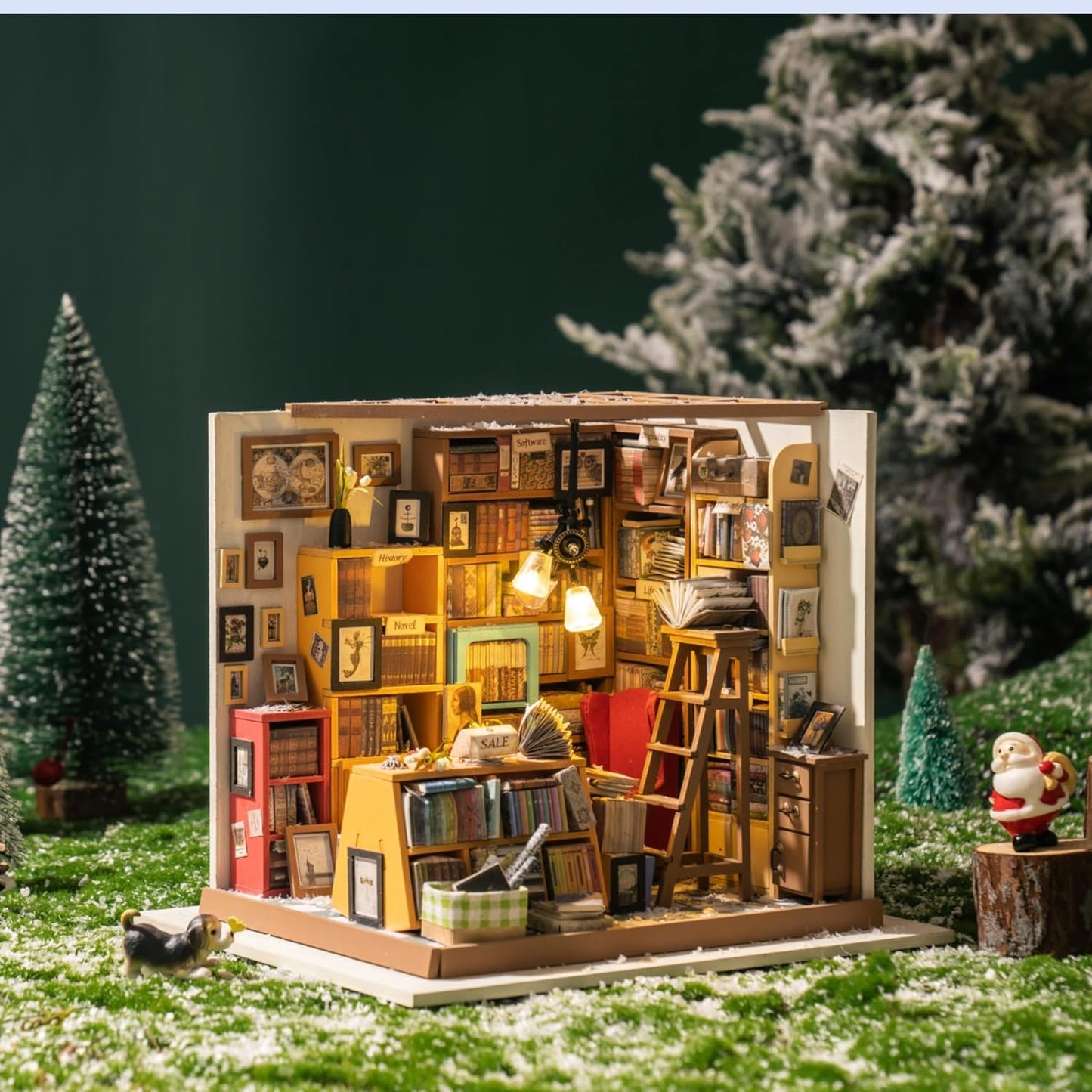Sam's Study Library DIY Miniature House Kit - DIYative™