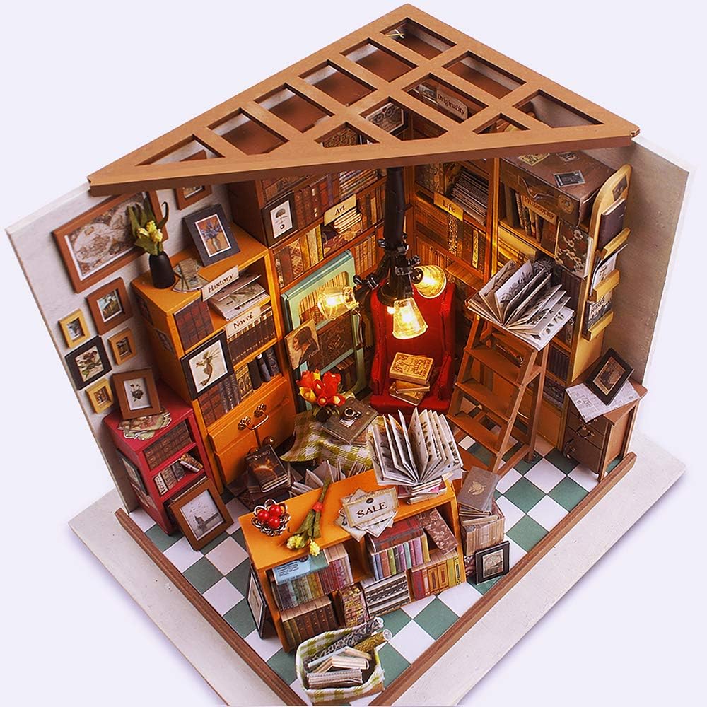 Sam's Study Library DIY Miniature House Kit - DIYative™