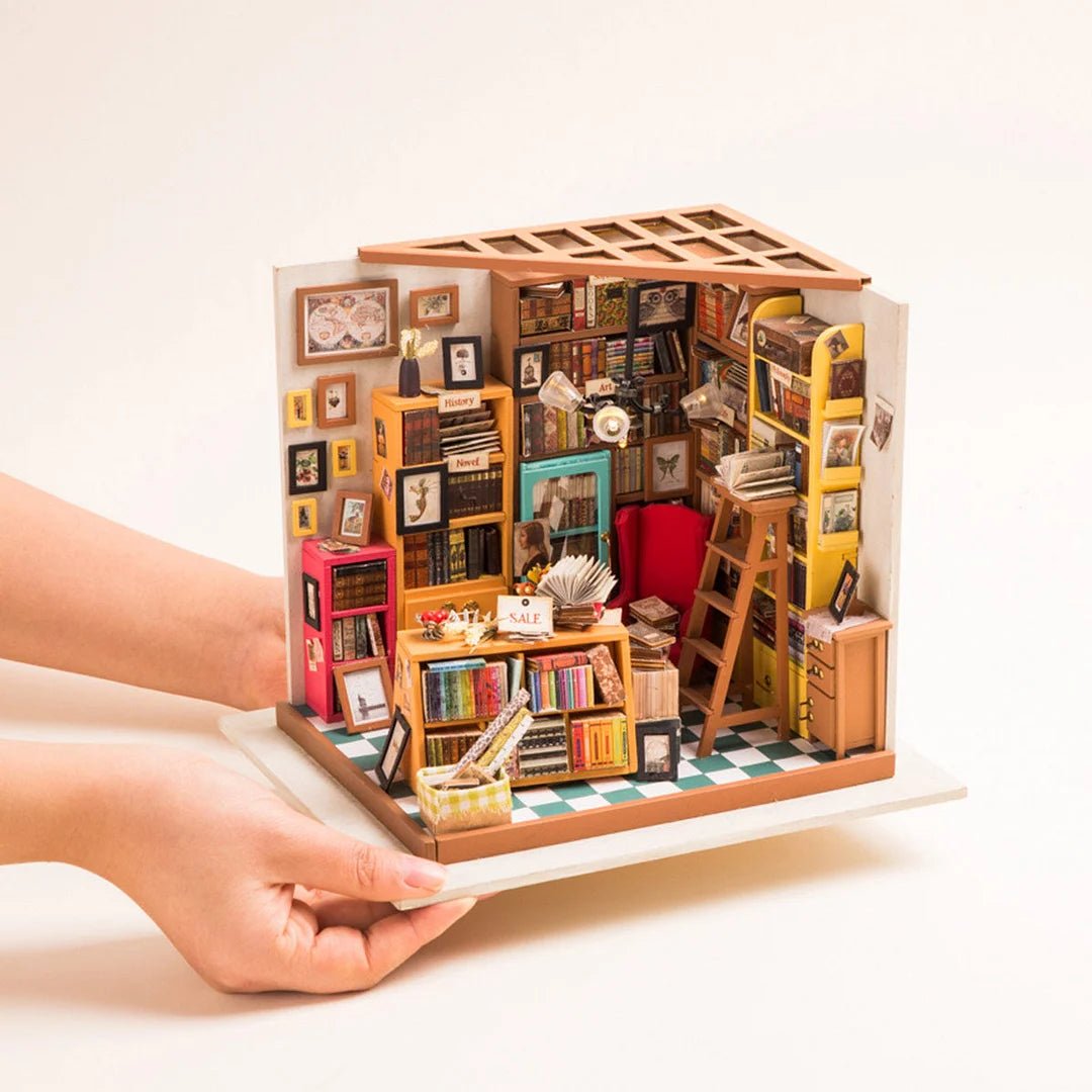 Sam's Study Library DIY Miniature House Kit - DIYative™