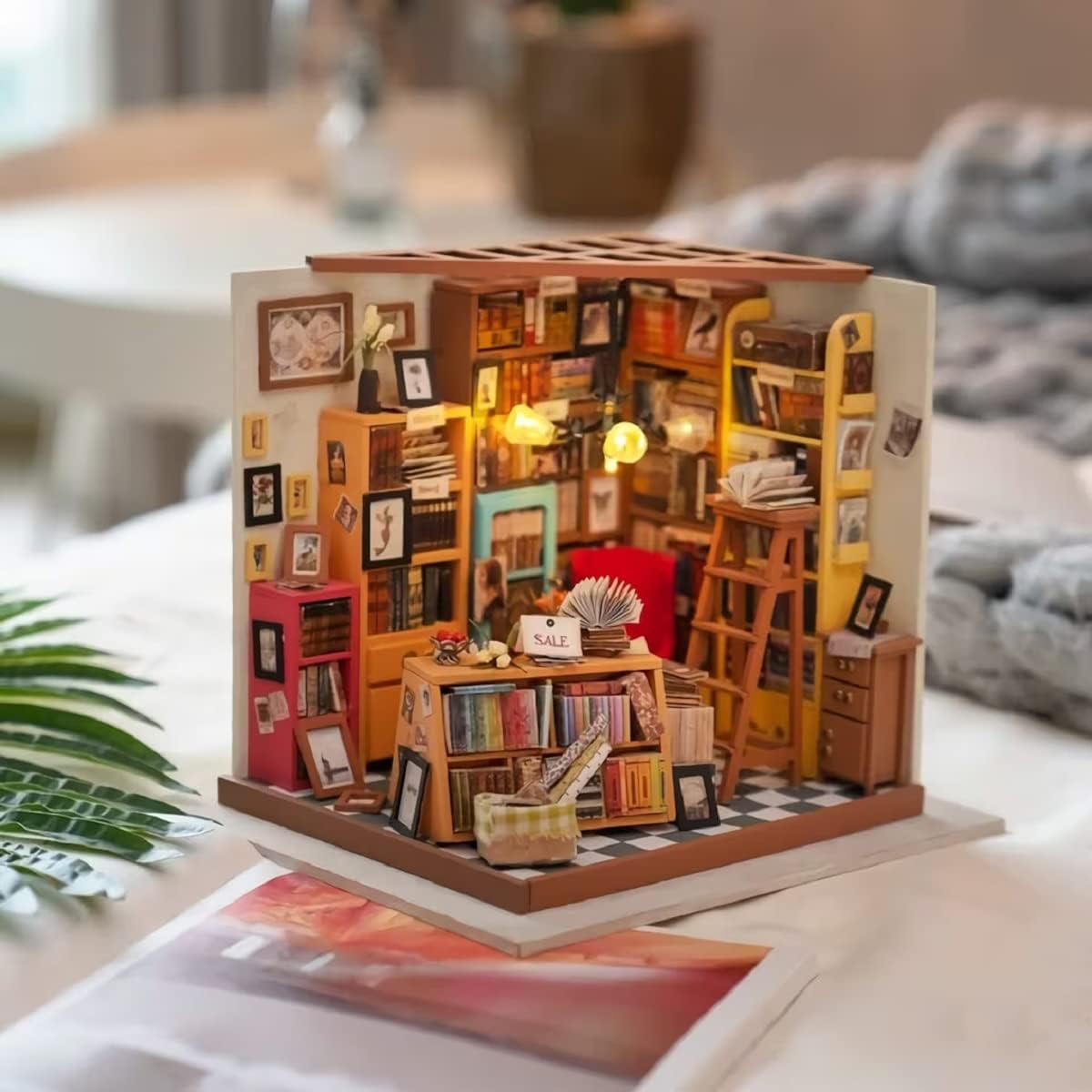 Sam's Study Library DIY Miniature House Kit - DIYative™