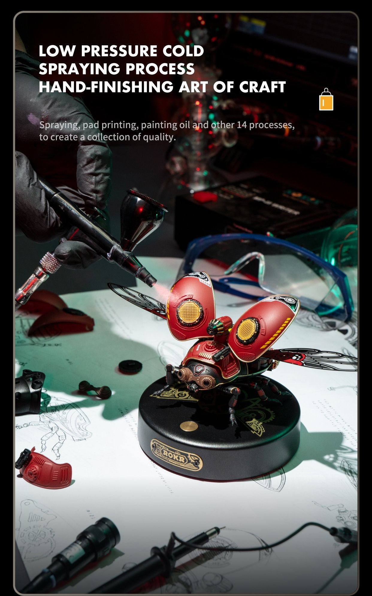 Scout Beetle Mechanical Species DIY 3D Puzzle - DIYative™