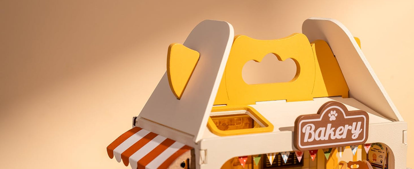 Teddy's Bread Box - Food Box Shop DIY Miniature House Kit - DIYative™