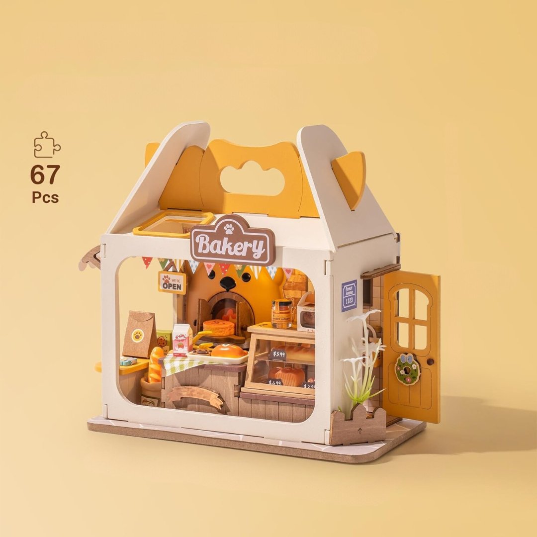 Teddy's Bread Box - Food Box Shop DIY Miniature House Kit - DIYative™