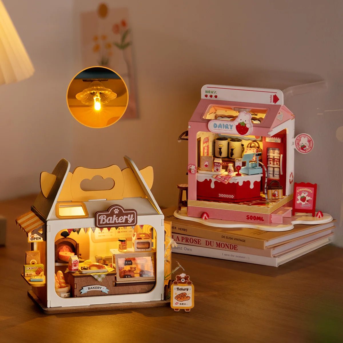 Teddy's Bread Box - Food Box Shop DIY Miniature House Kit - DIYative™