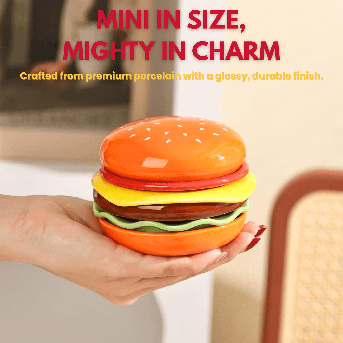The Burger Stack Collection: Playful Ceramic Sets That Stack into a Perfect Burger - DIYative™