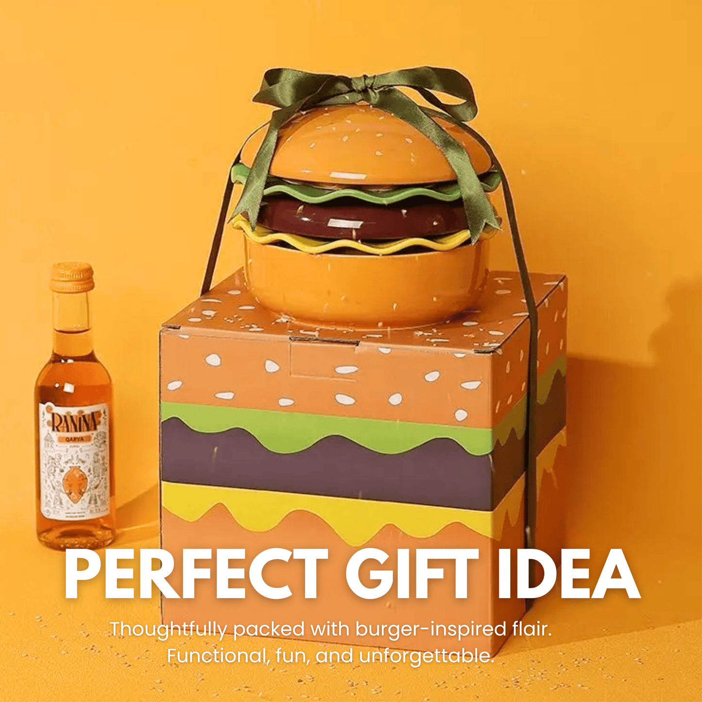 The Burger Stack Collection: Playful Ceramic Sets That Stack into a Perfect Burger - DIYative™