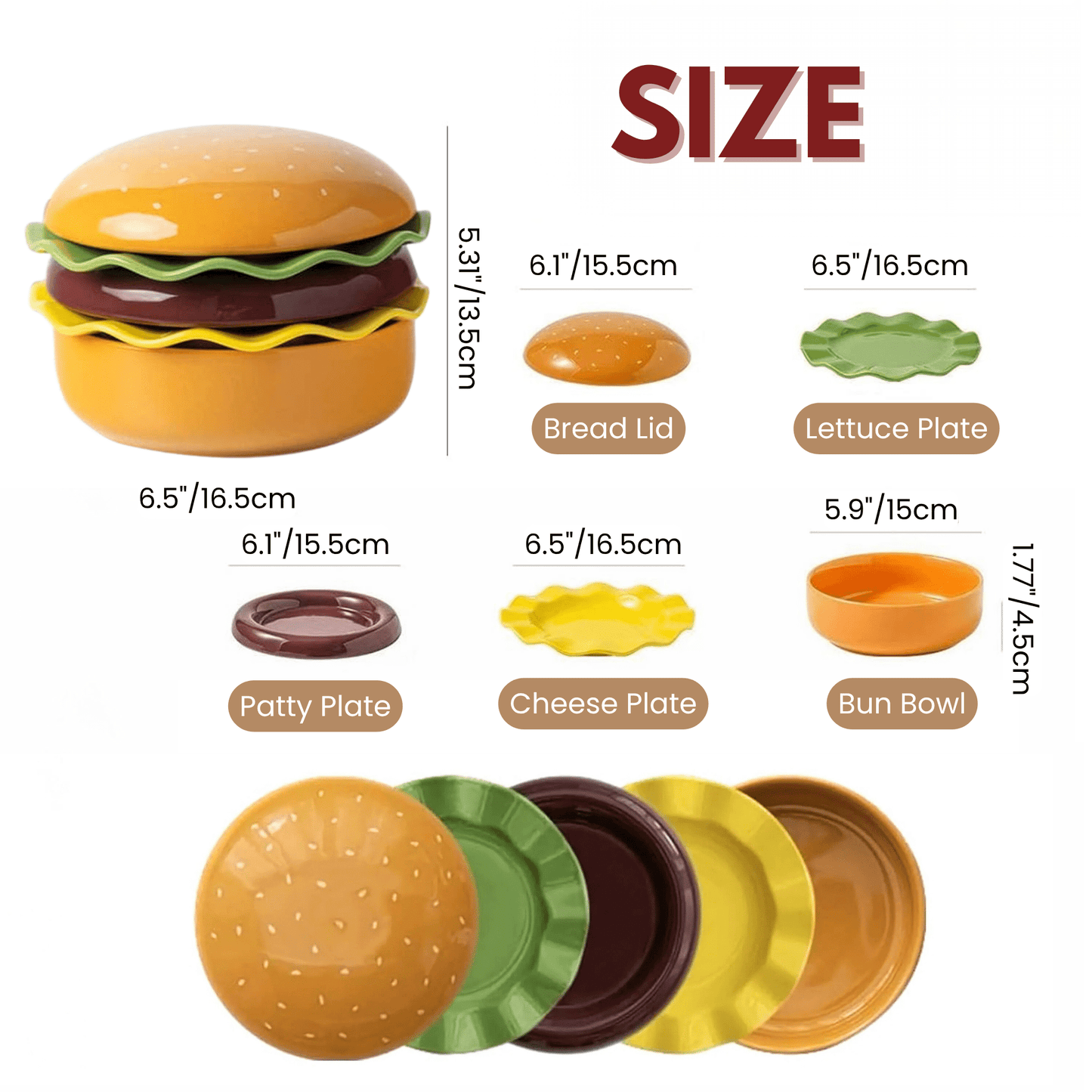 The Burger Stack Collection: Playful Ceramic Sets That Stack into a Perfect Burger - DIYative™