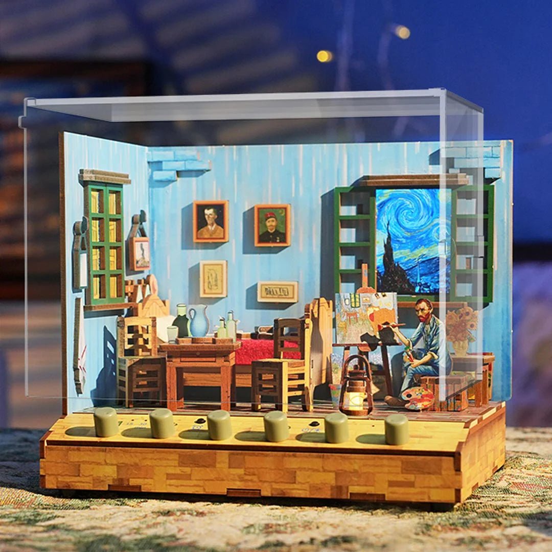 Vincent Van Gogh's Bedroom TechArt DIY Music Box - DIYative™