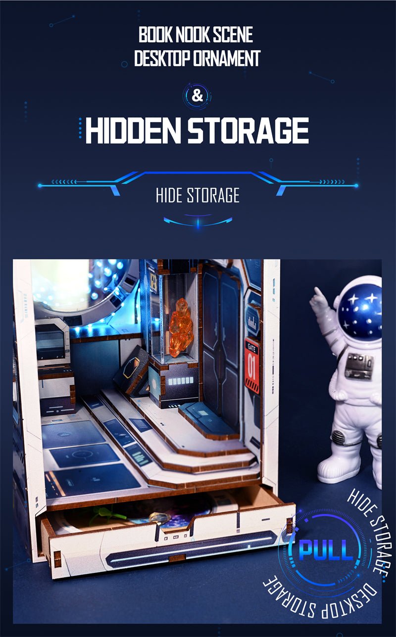 Alien Space Station DIY Book Nook Kit - DIYative™