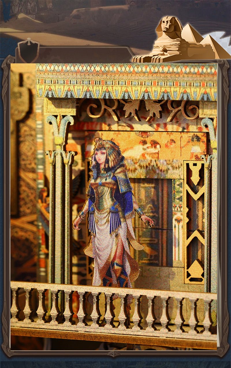 Ancient Egyptian Palace DIY Book Nook - DIYative™