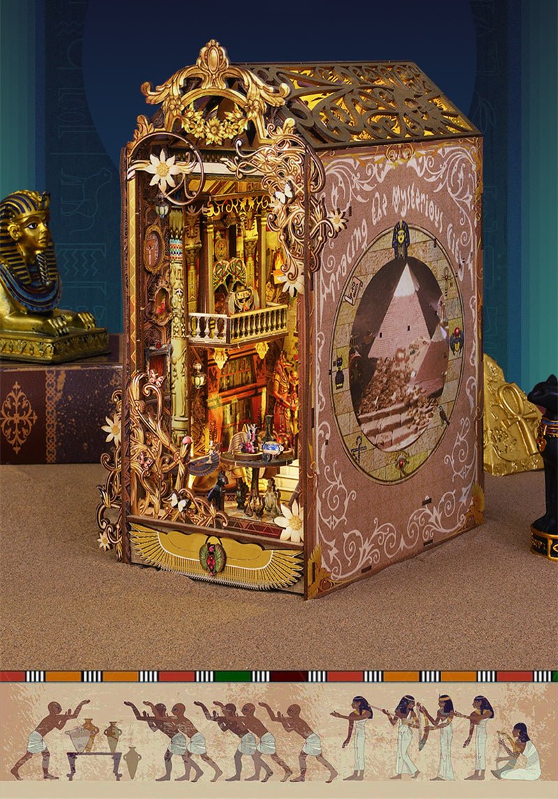 Ancient Egyptian Palace DIY Book Nook - DIYative™