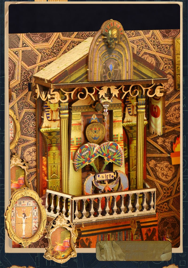 Ancient Egyptian Palace DIY Book Nook - DIYative™