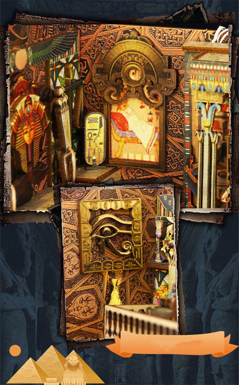 Ancient Egyptian Palace DIY Book Nook - DIYative™