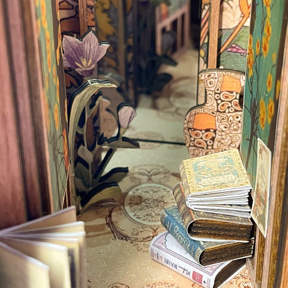 Butterfly Of Unknown Lands Book Nook 3D Wooden Puzzle - DIYative™