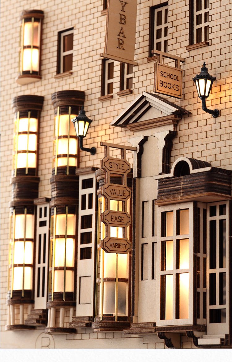 Diagon Alley Book Nook 3D Puzzle - DIYative™