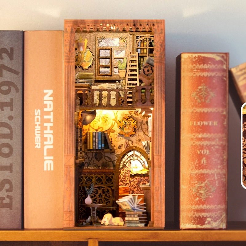 Eternal Bookstore DIY Book Nook Wooden Puzzle - DIYative™