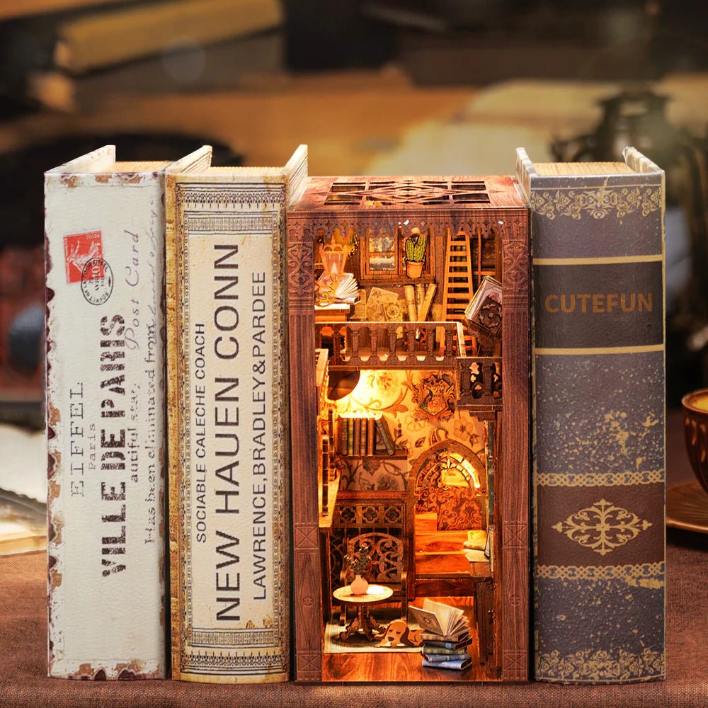 Eternal Bookstore DIY Book Nook Wooden Puzzle - DIYative™