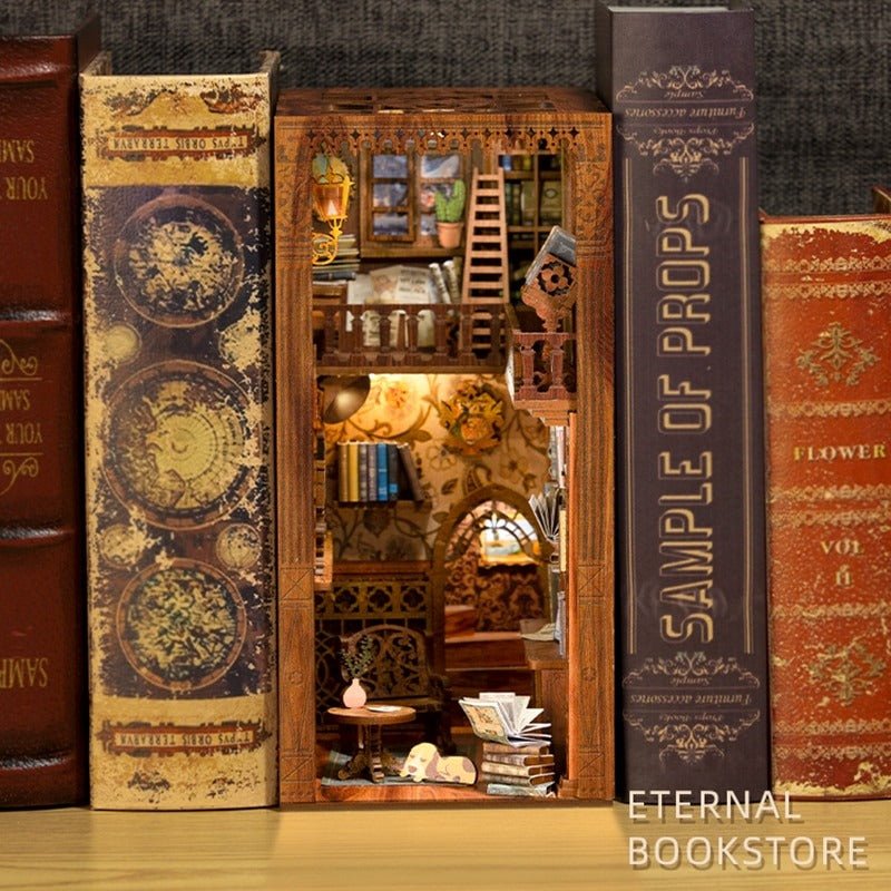 Eternal Bookstore DIY Book Nook Wooden Puzzle - DIYative™