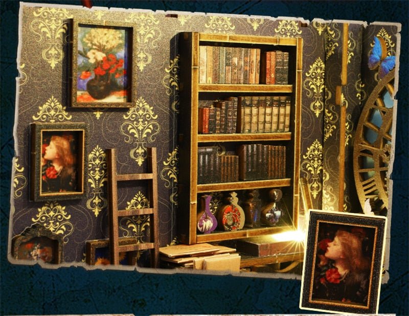 Famous Detective Agency Book Nook Kit - DIYative™