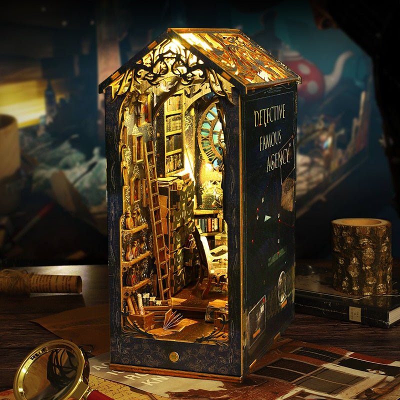 Famous Detective Agency Book Nook Kit - DIYative™