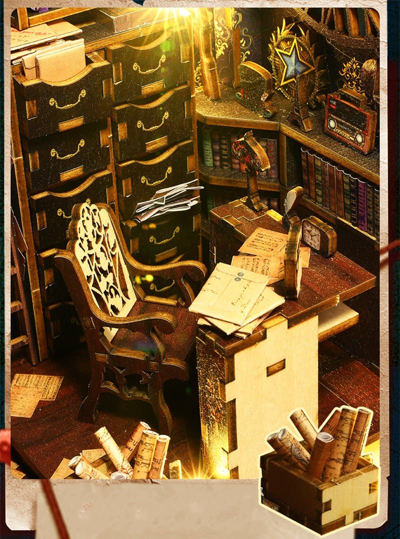 Famous Detective Agency Book Nook Kit - DIYative™