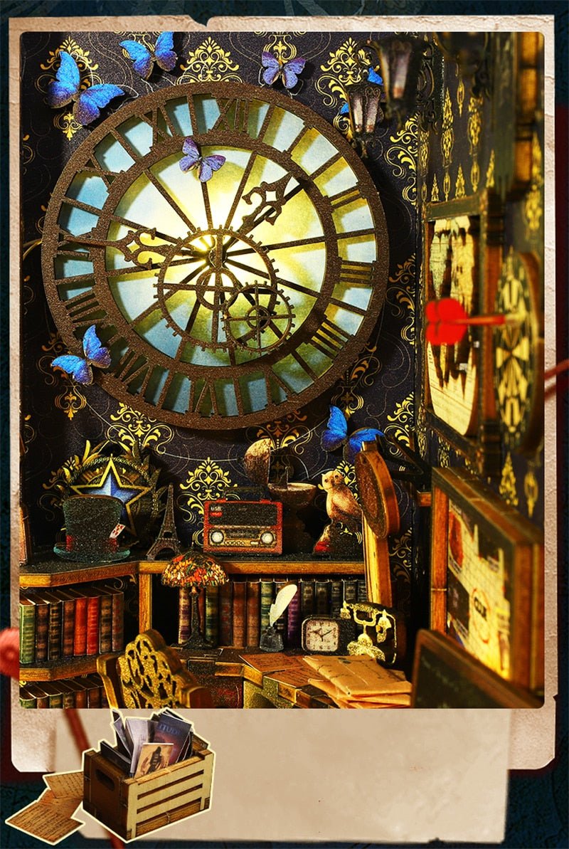 Famous Detective Agency Book Nook Kit - DIYative™