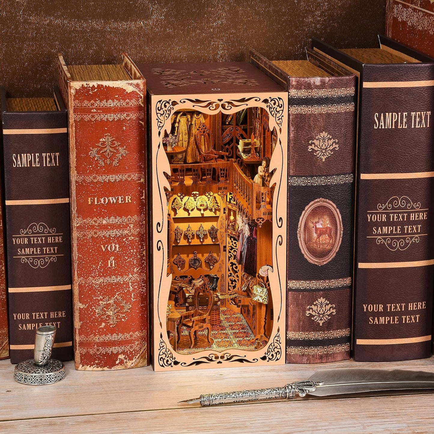 Gorgeous Duchess Wardrobe DIY Book Nook Kit - DIYative™