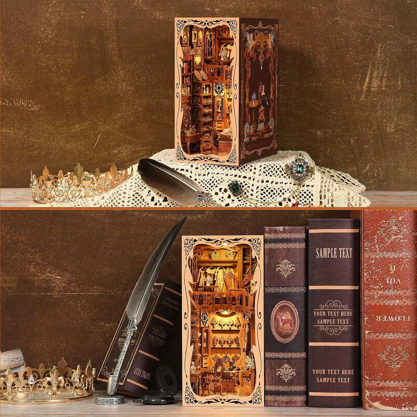 Gorgeous Duchess Wardrobe DIY Book Nook Kit - DIYative™