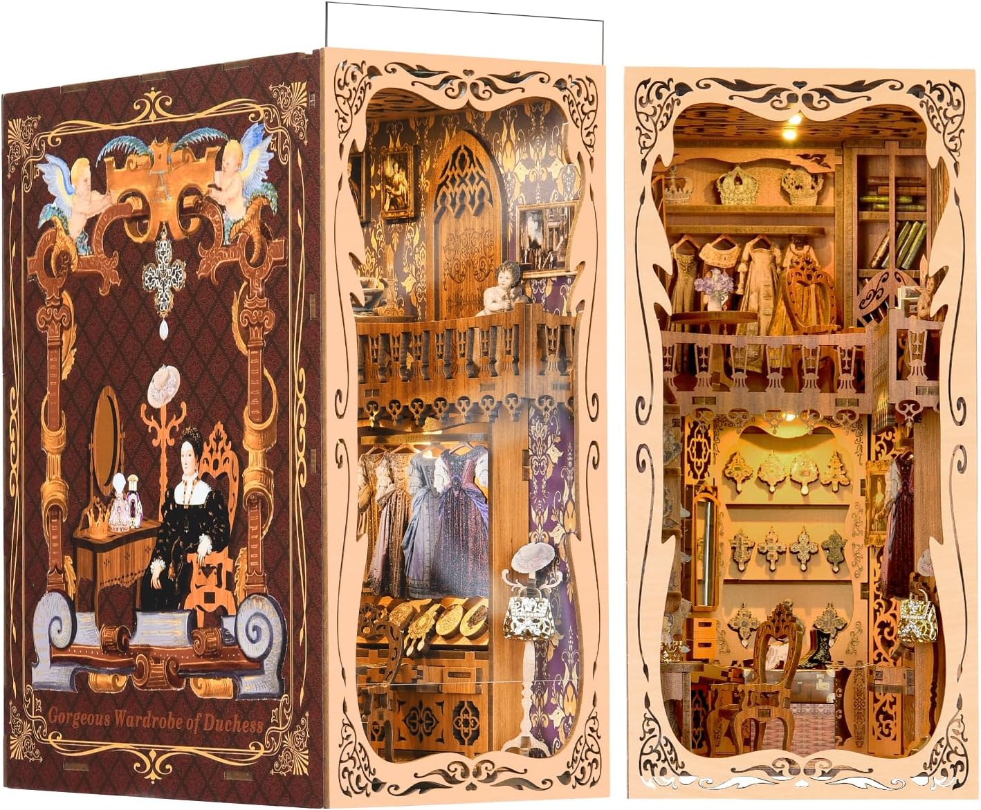 Gorgeous Duchess Wardrobe DIY Book Nook Kit - DIYative™