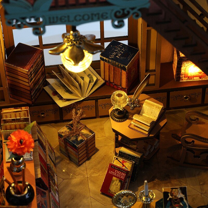 Grand Casa Magic Bookstore Book Nook - DIYative™