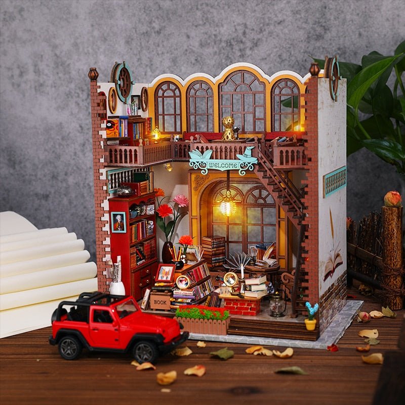 Grand Casa Magic Bookstore Book Nook - DIYative™