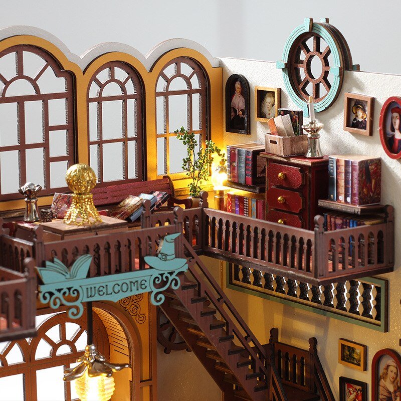 Grand Casa Magic Bookstore Book Nook - DIYative™