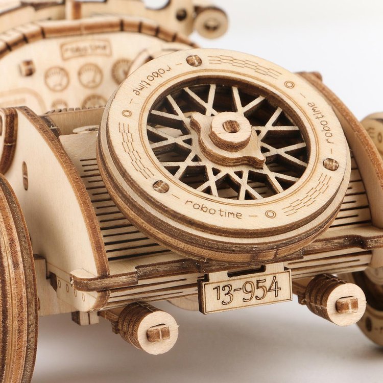 Grand Prix Car Scale Model 3D Wooden Puzzle - DIYative™