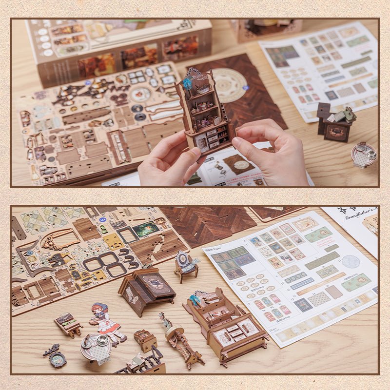 Grandfather's Antique Store DIY Book Nook Kit - DIYative™