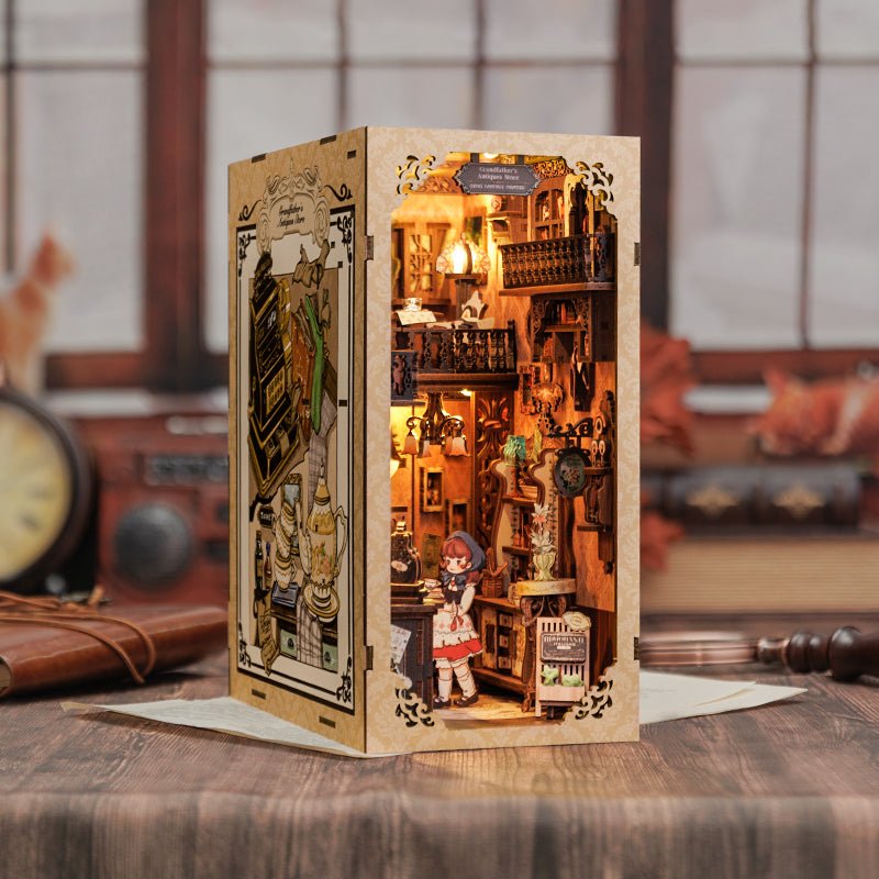 Grandfather's Antique Store DIY Book Nook Kit - DIYative™