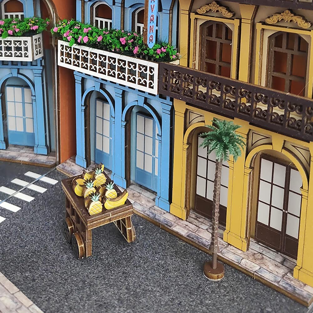 Havana Stroll Book Nook 3D Wooden Puzzle - DIYative™
