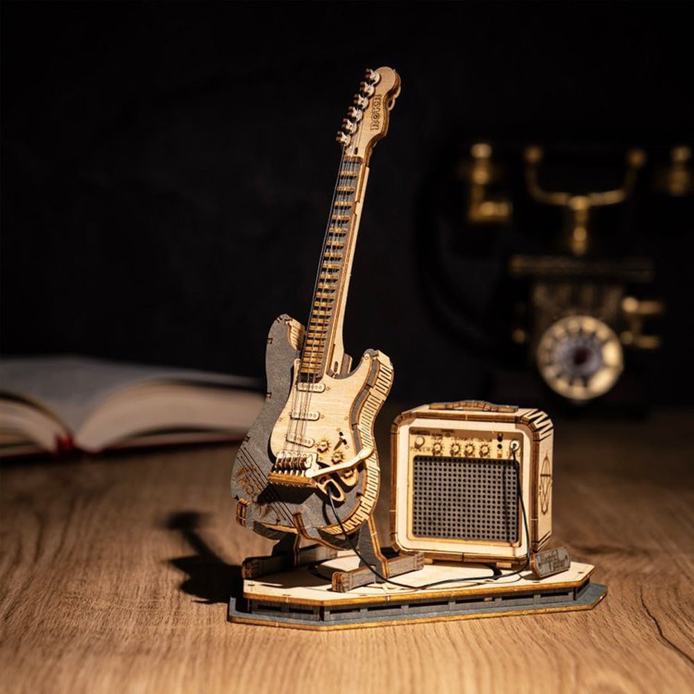 Magic Cello Mechanical Music Box & Music Instruments 3D Wooden Puzzle - DIYative™