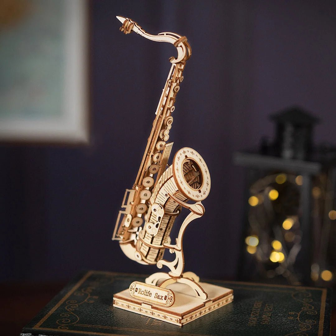 Magic Cello Mechanical Music Box & Music Instruments 3D Wooden Puzzle - DIYative™