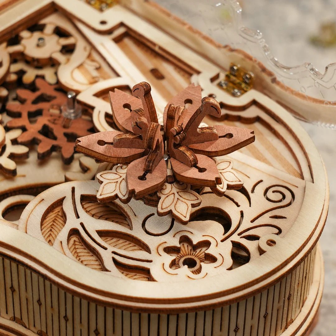 Magic Cello Mechanical Music Box & Music Instruments 3D Wooden Puzzle - DIYative™