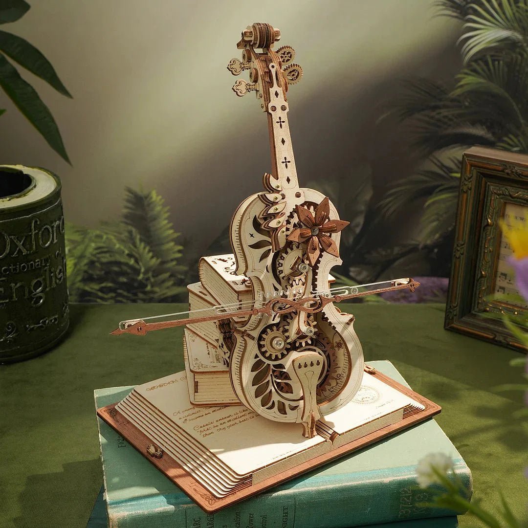 Magic Piano Mechanical Music Box 3D Wooden Puzzle - DIYative™