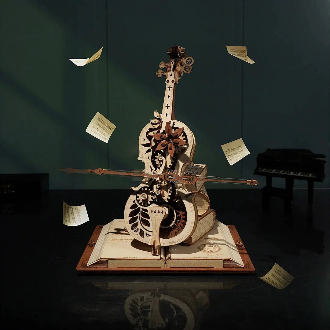 Magic Piano Mechanical Music Box 3D Wooden Puzzle - DIYative™