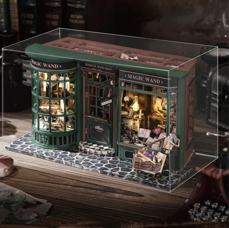 Magic Wand Shop Miniature Book Nook Kit - DIYative™