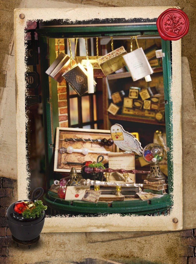 Magic Wand Shop Miniature Book Nook Kit - DIYative™