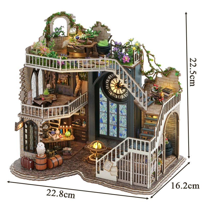 Magic Workshop Ruins Miniature Book Nook Kit - DIYative™