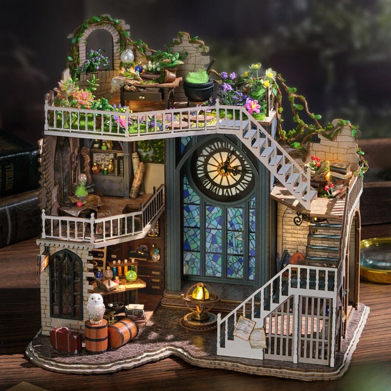 DIY Miniature House Book Nook Kit: Magic House – ART Cloth + Craft