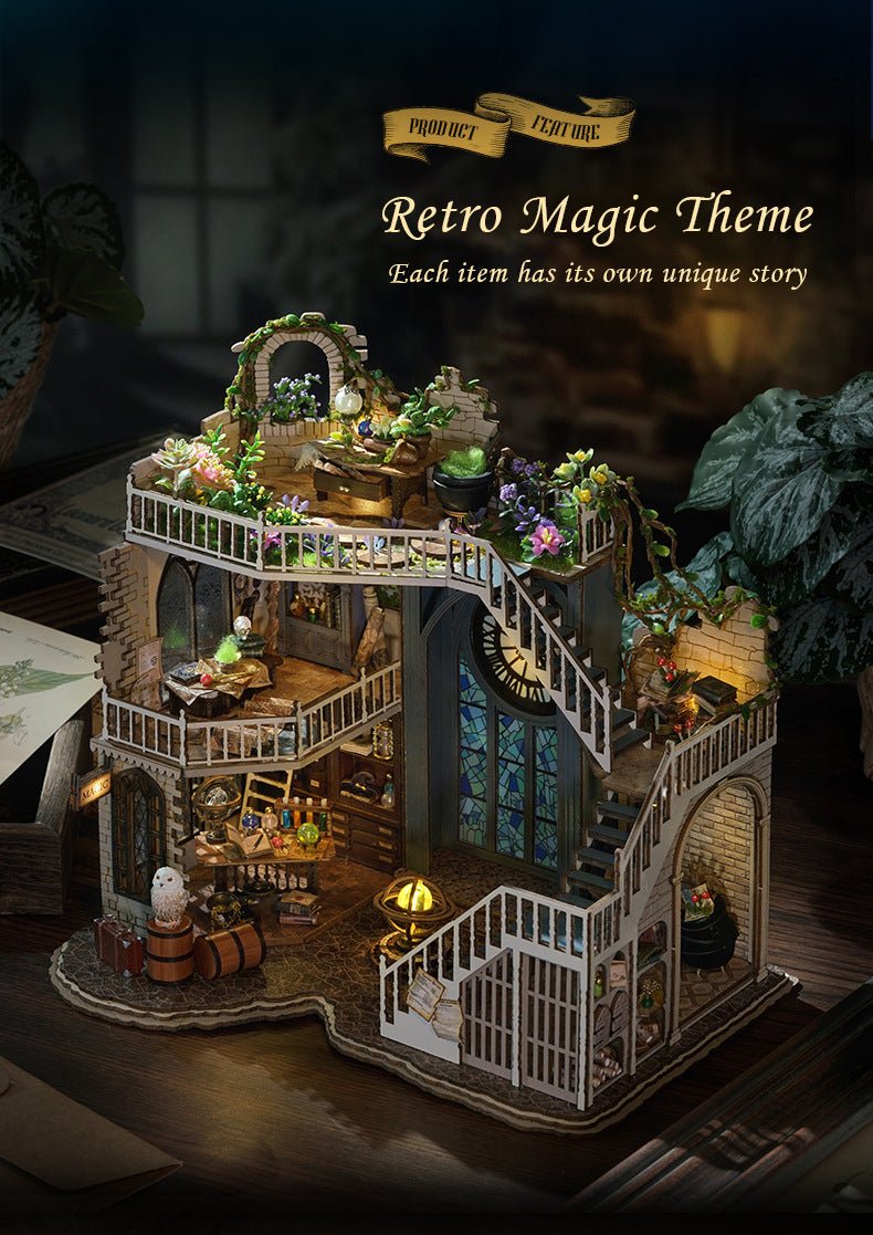 Magic Workshop Ruins Miniature Book Nook Kit - DIYative™